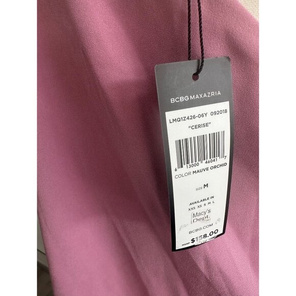 BCBGENERATION Cerise Mauve Asymmetrical Top Size M NEW New with tags - Picture 6 of 6